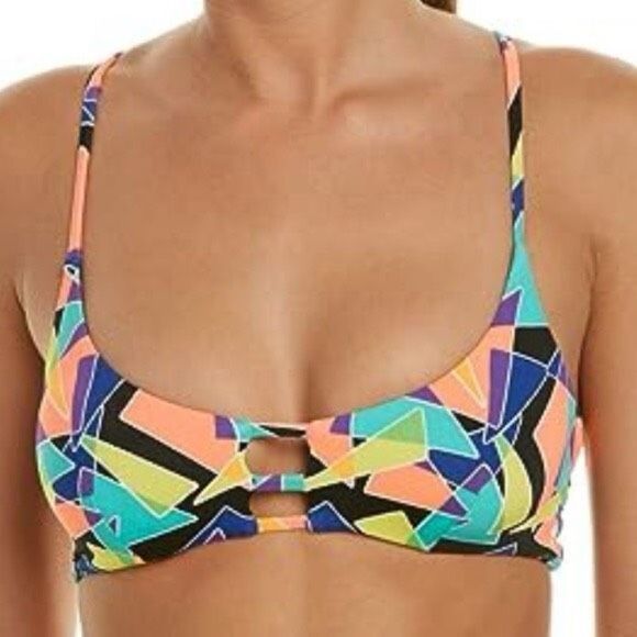✨Sole East Multicolored Rincón Bikini Top✨ - Picture 1 of 7